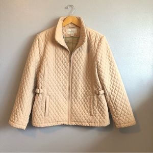 Worthington Neutral Color Quilted Jacket